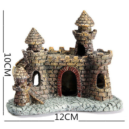 Castle Landscape Ornament for Aquarium Fish Tank