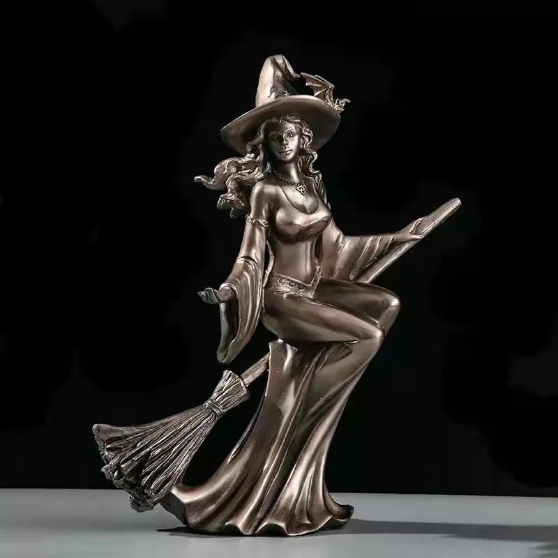 Witch Statue Nordic Minimalist Handmade Crafts