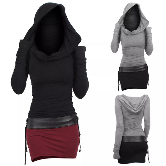 Hooded Winter Dresses  Gothic style