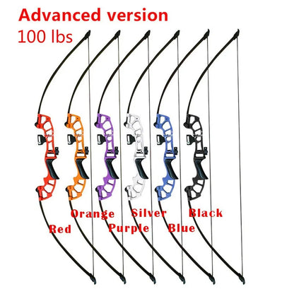 High Quality Metal 80-100lbs Straight Powerful Archery