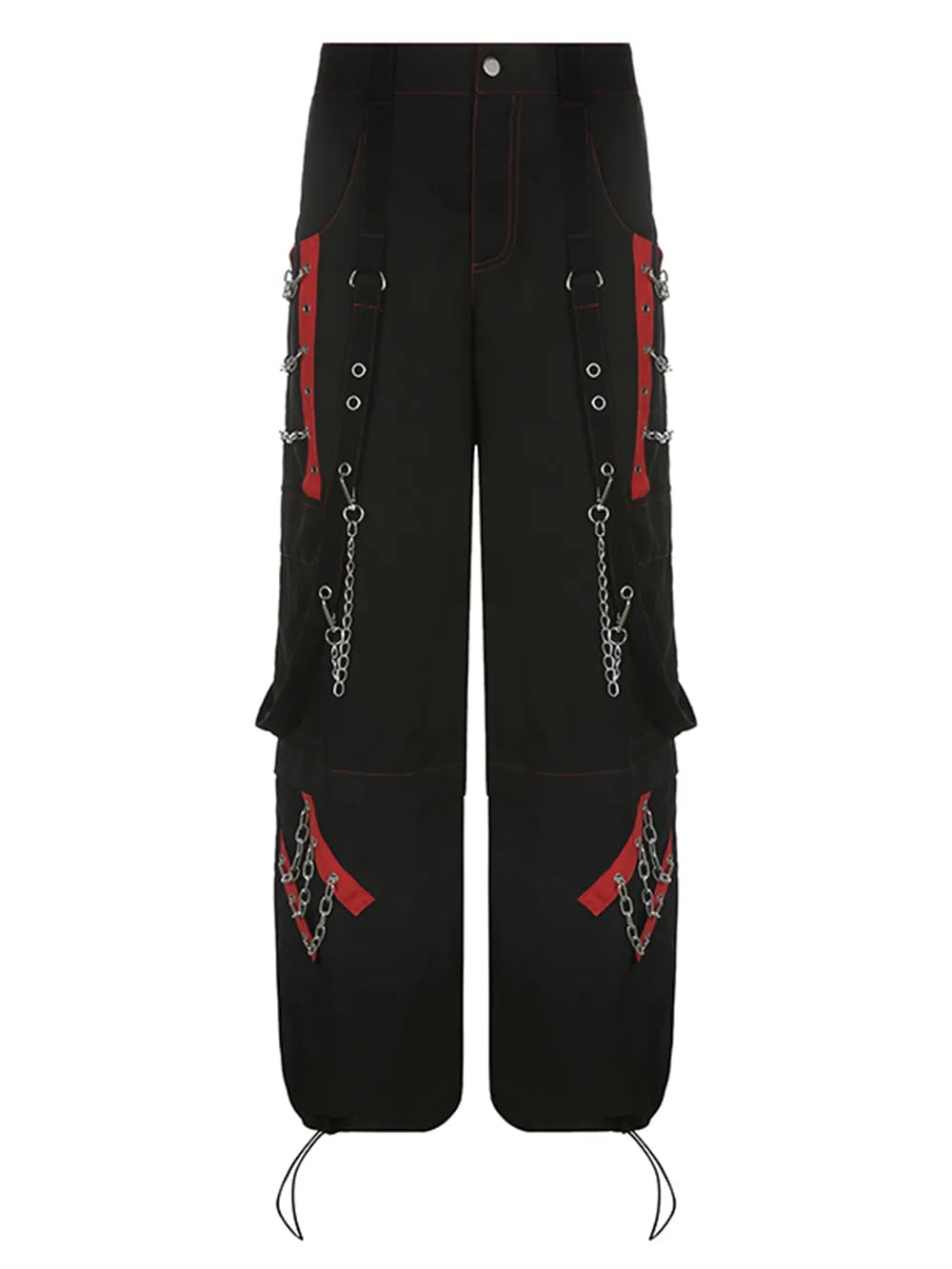 Cyber Punk Unisex Cargo Wide Leg Pants
