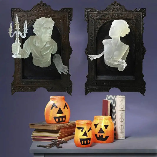 Ghost in The Mirror Wall Decor Resin Luminous