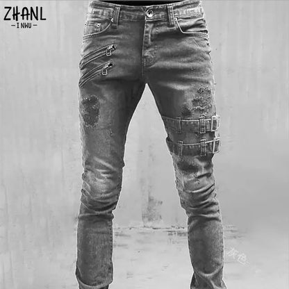 Plus Size Straight Jeans Man