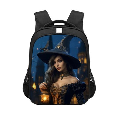 Victoria Crow Witch Ghost Print Backpack