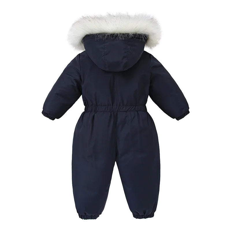 -30 Winter Baby Clothes Thicken Warm Jumpsuits