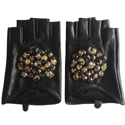 Gours Winter Genuine Leather Gloves