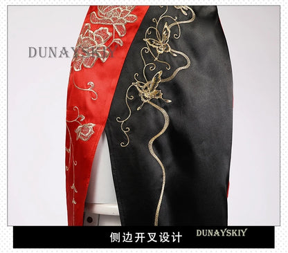 Ada Wong Evil Cheongsam Cosplay Costume Set