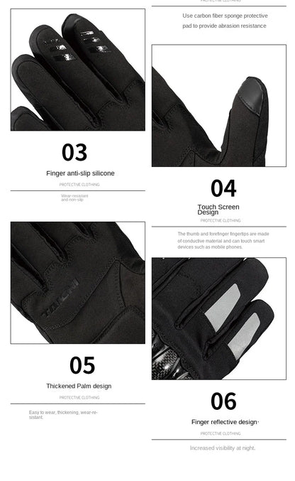 CarbonArmor 4-Season Touch Riding Gloves