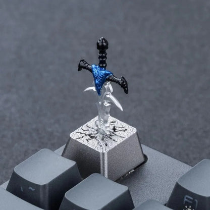 Frostmourne Metal Keycap Light Transmission