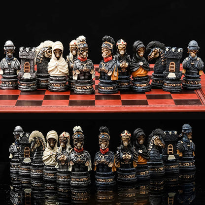 Horror Theme Chess Resin Material Hand-painted