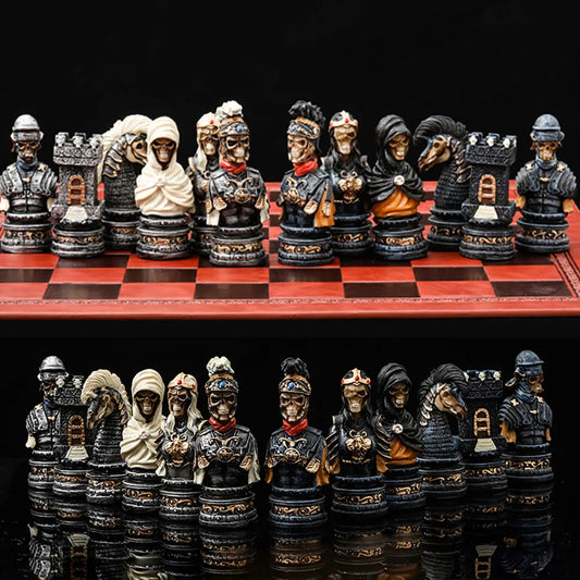 Horror Theme Chess Resin Material Hand-painted