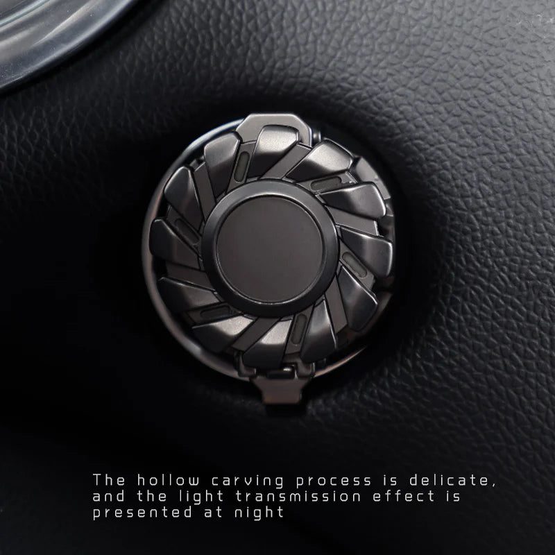 Metal Ignition Button Cover - One Click Start