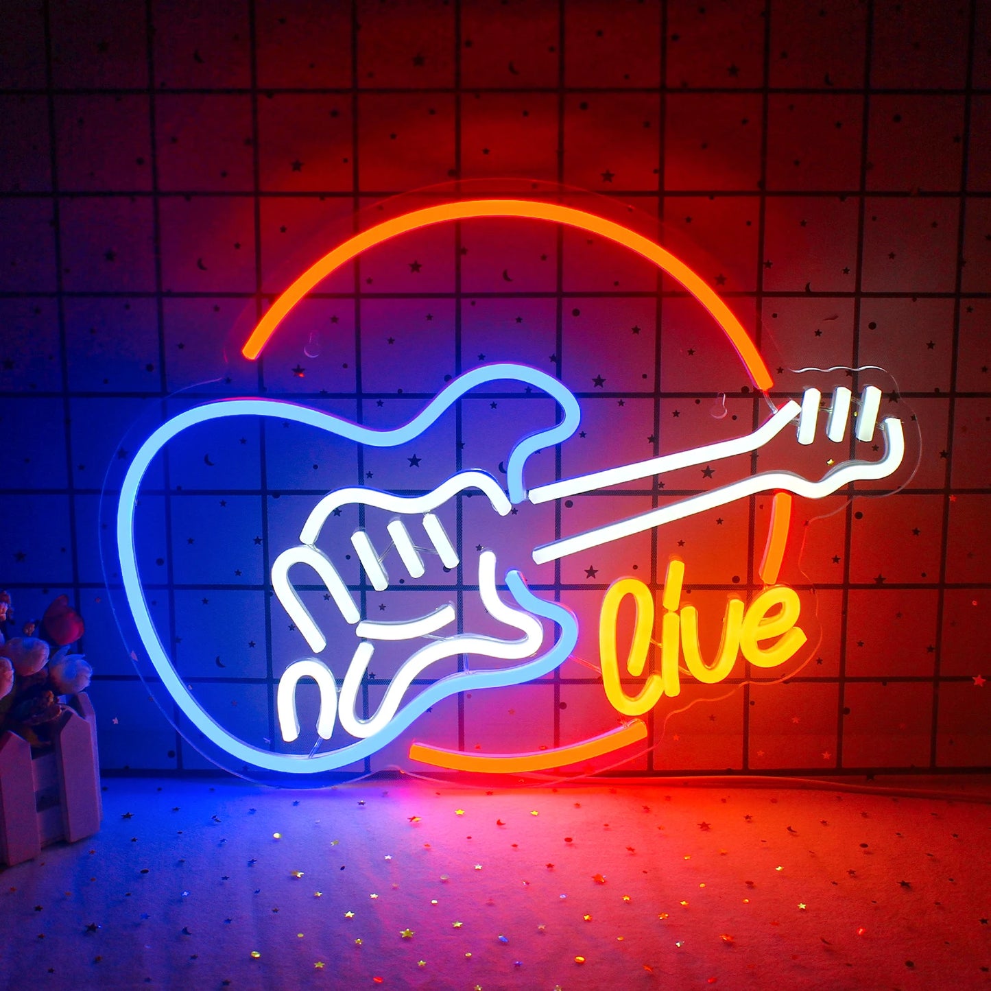 Electric Rock Vibes: LED Neon Art Sign
