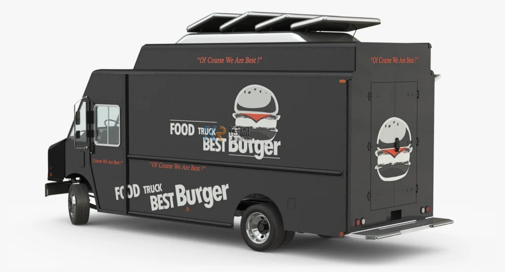 Customized Food Truck Cart Fast Food