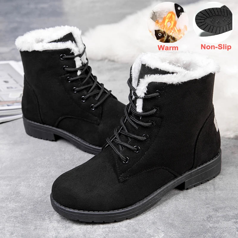 Keep Warm Ladies Shoes Plush Soft