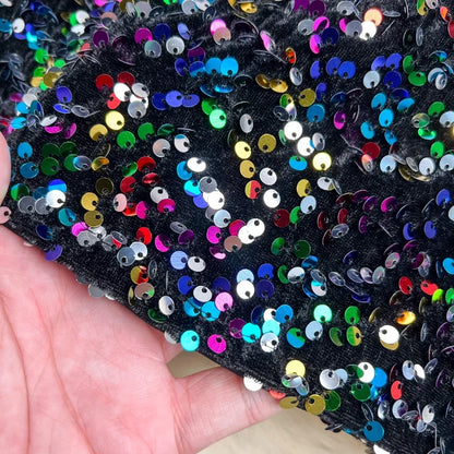 Women  Chic Sequin Full Skirt