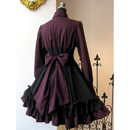 Chic Victorian Bow Collar Lolita Dress