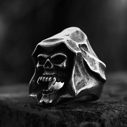 Vintage Punk Stainless Steel Skull Rings