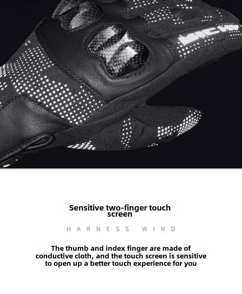 DURACOLD Reflective Sheepskin Riding Gloves