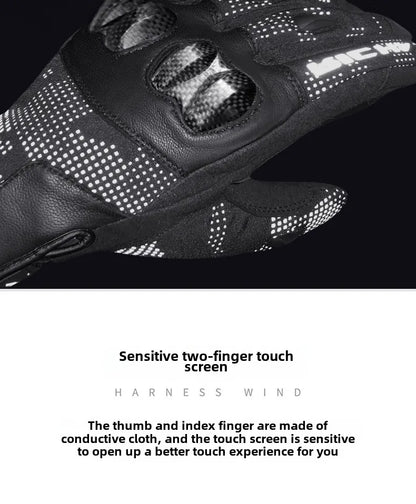 DURACOLD Reflective Sheepskin Riding Gloves