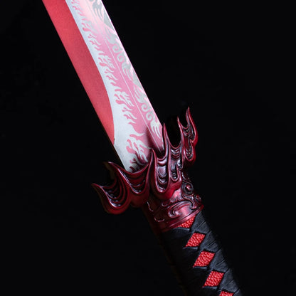 Kongfu Red Flame Training Sword - High Manganese Steel