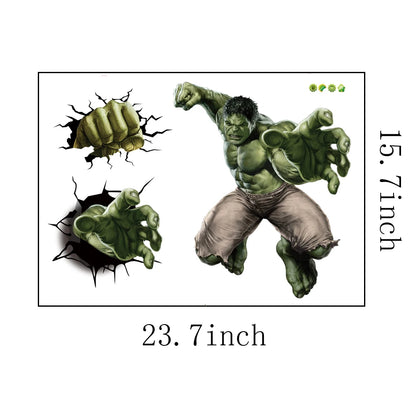 Heroic Wall Stickers - Marvel Vinyl Decor for Kids