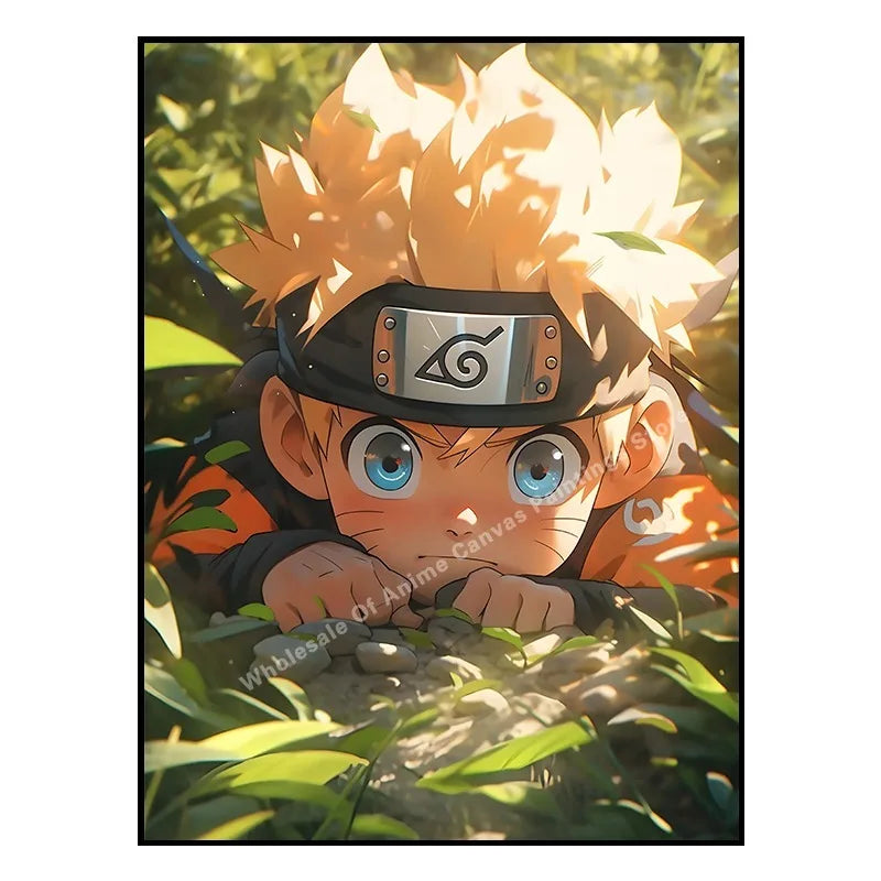 Naruto Kakashi Vibrant Anime Wall Art Poster