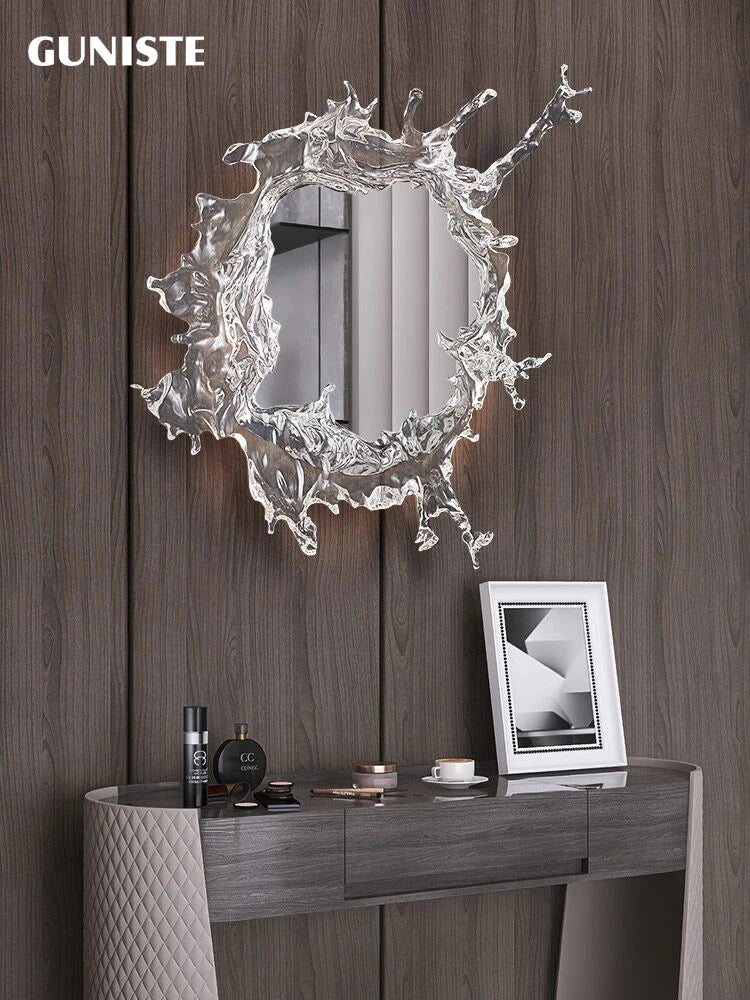 Water spray Dressing mirror Wall lighting