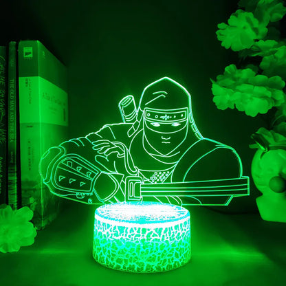 Classical Ninja Game Shinobi-ed Figurine Nightlight