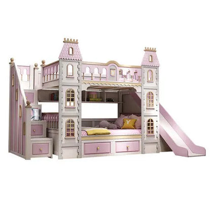 upper and lower beds two-story princess dream castle