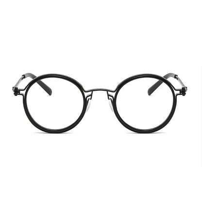 Round frame Retro Progressive Photochromic Reading Glasses