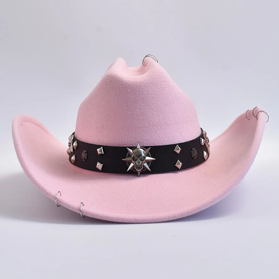 Roll Brim Cowboy Hat — 9 Colors