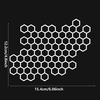 Honeycomb Helmet Decals - Waterproof Motocross Stickers