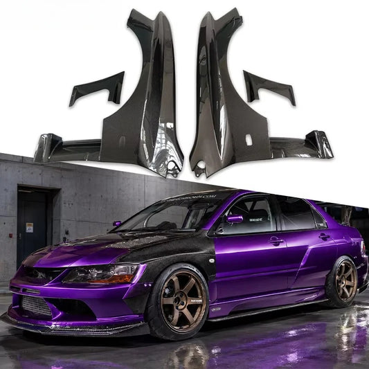 Lancer Evo 7/8/9 Carbon Fiber Front Fender — VRS Wide Body