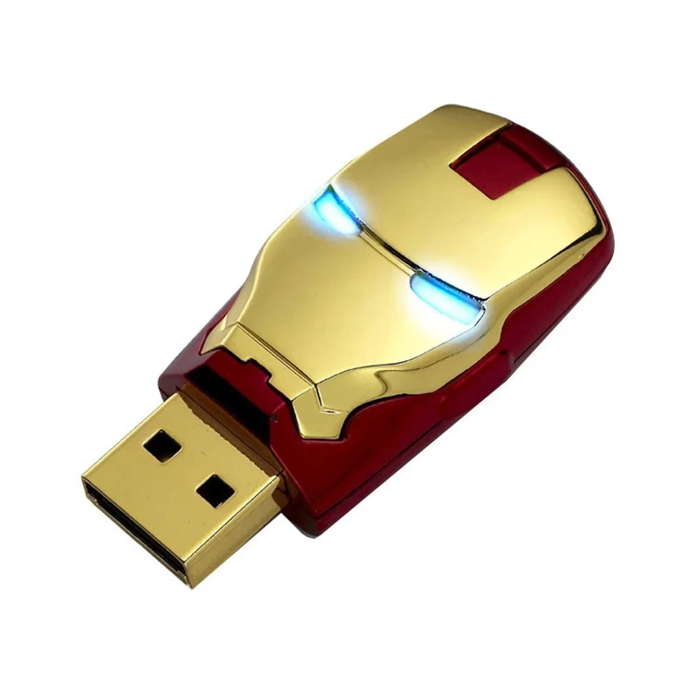 Metal Head LED Lamp USB Flash Drives