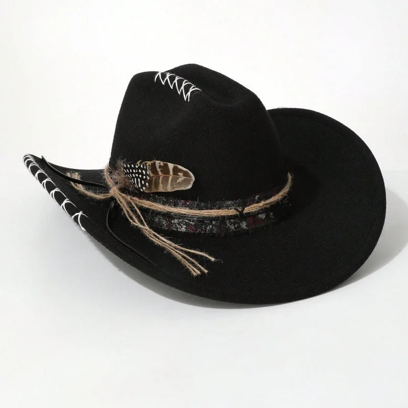Handmade Suede Fedora Hat — Vintage Jazz