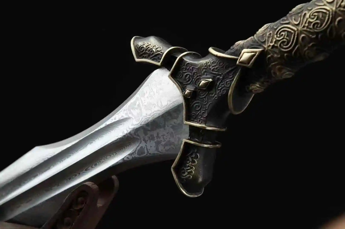 Lunar Arc Dagger Sword - Handcrafted Copper & Steel