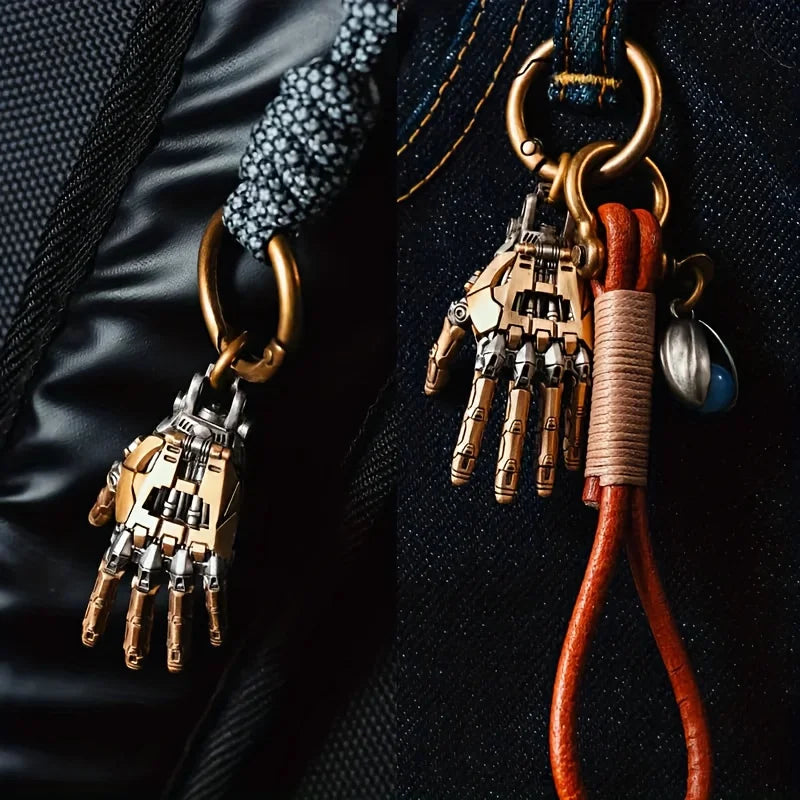 Mechanical Bionic Hand Pendant — Steampunk Movable Fingers