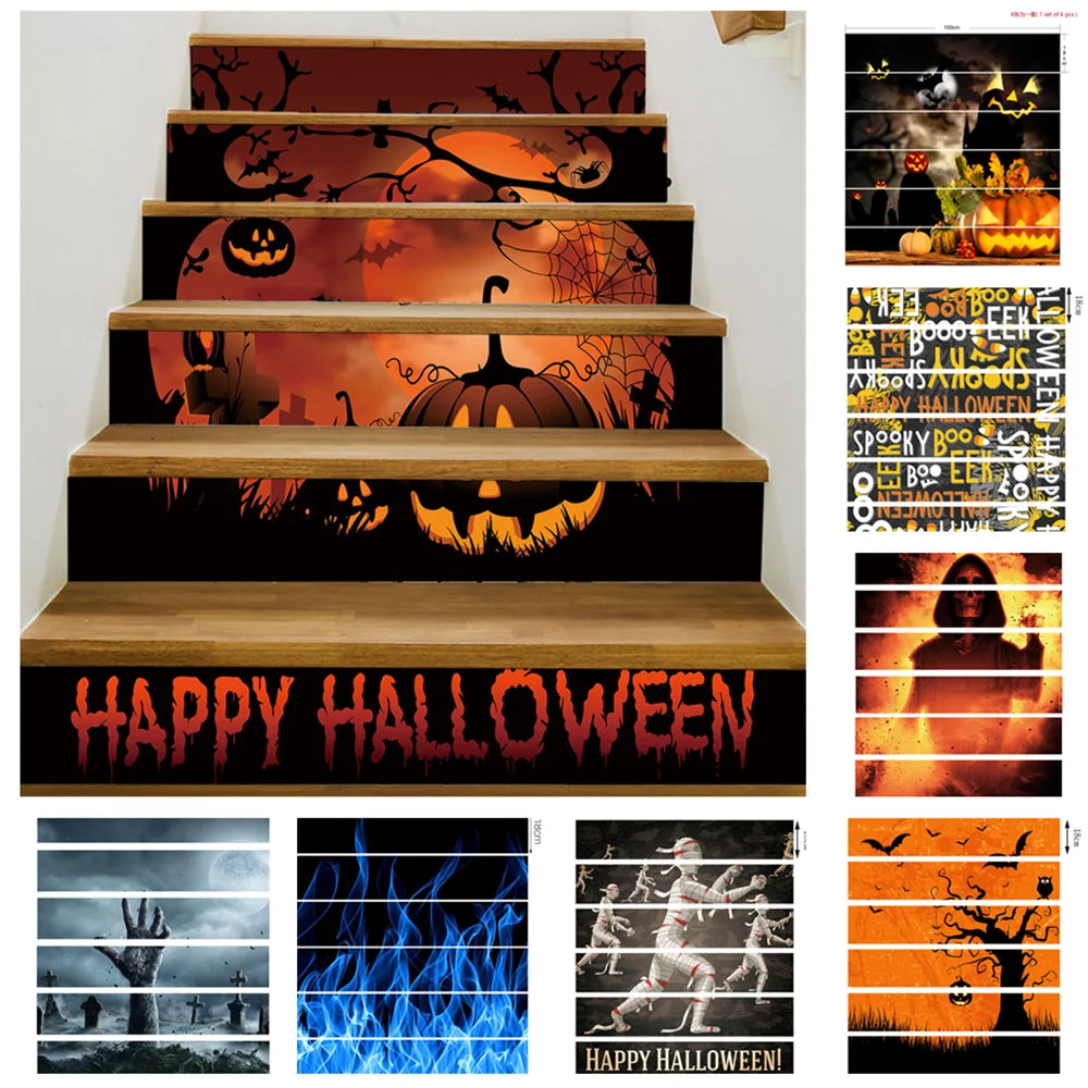 Happy Halloween Stair Stickers