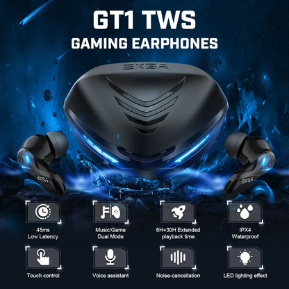 Gaming Earphone Bluetooth 5.0 Wireless