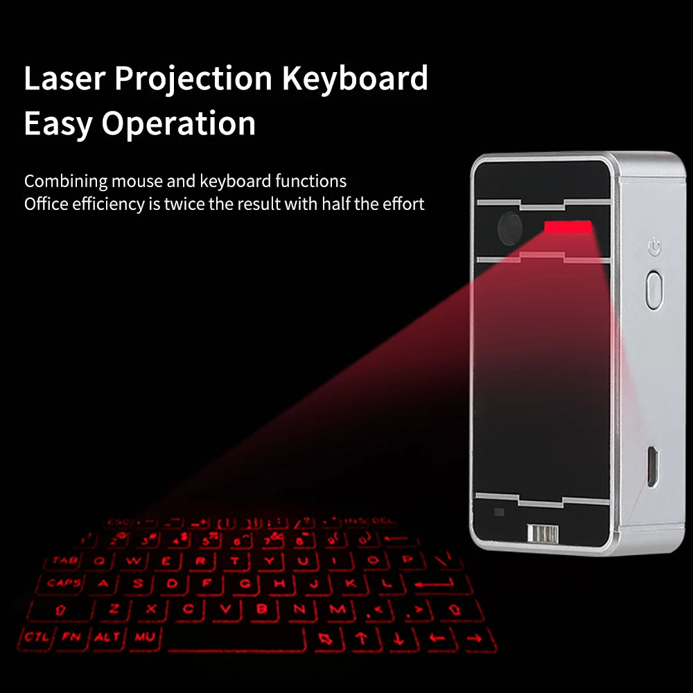 LaserType: Portable Bluetooth Projection Keyboard
