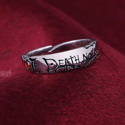 Anime Death Note Yagami Light Alloy Rings