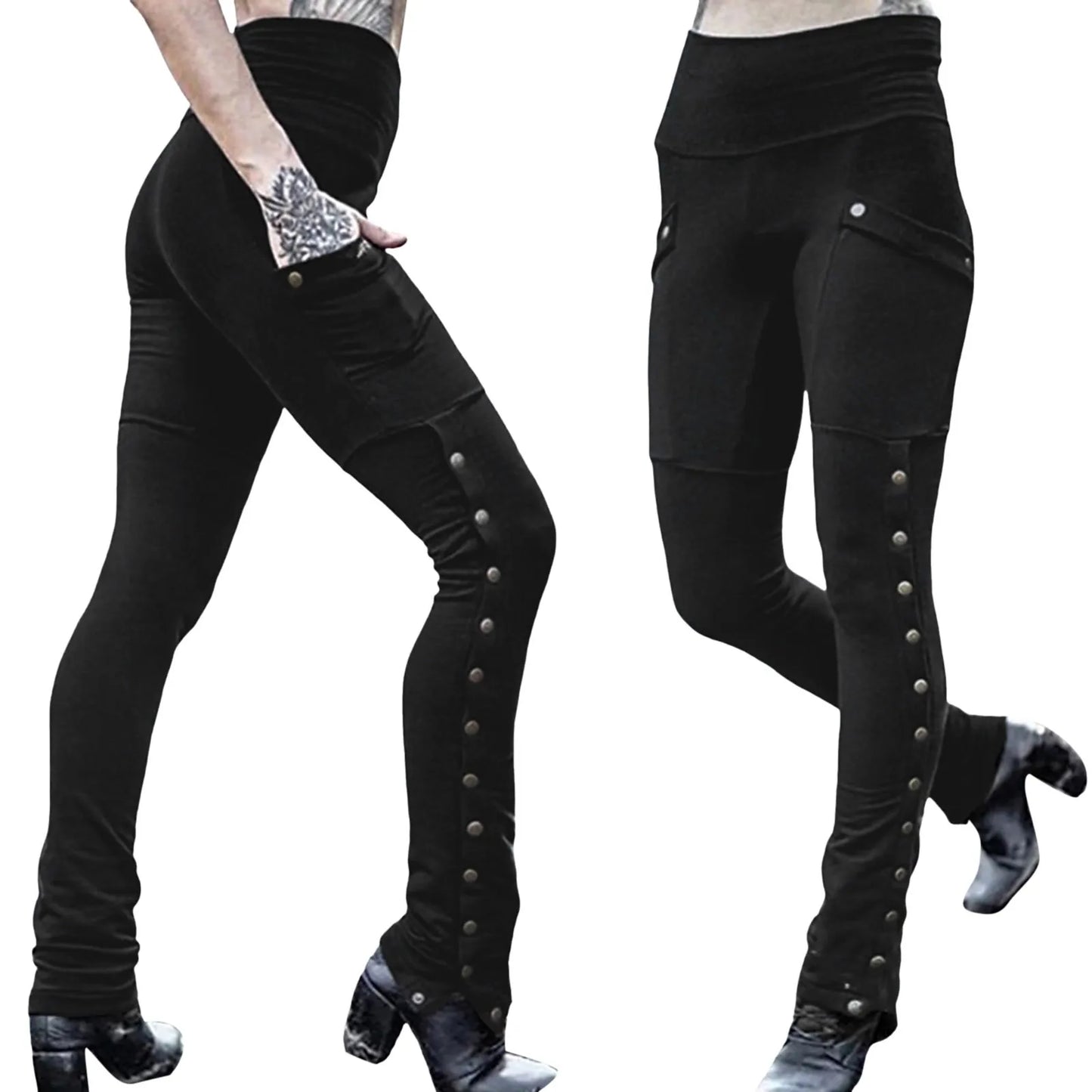 WarmFit Slim Leggings with Pockets for Women