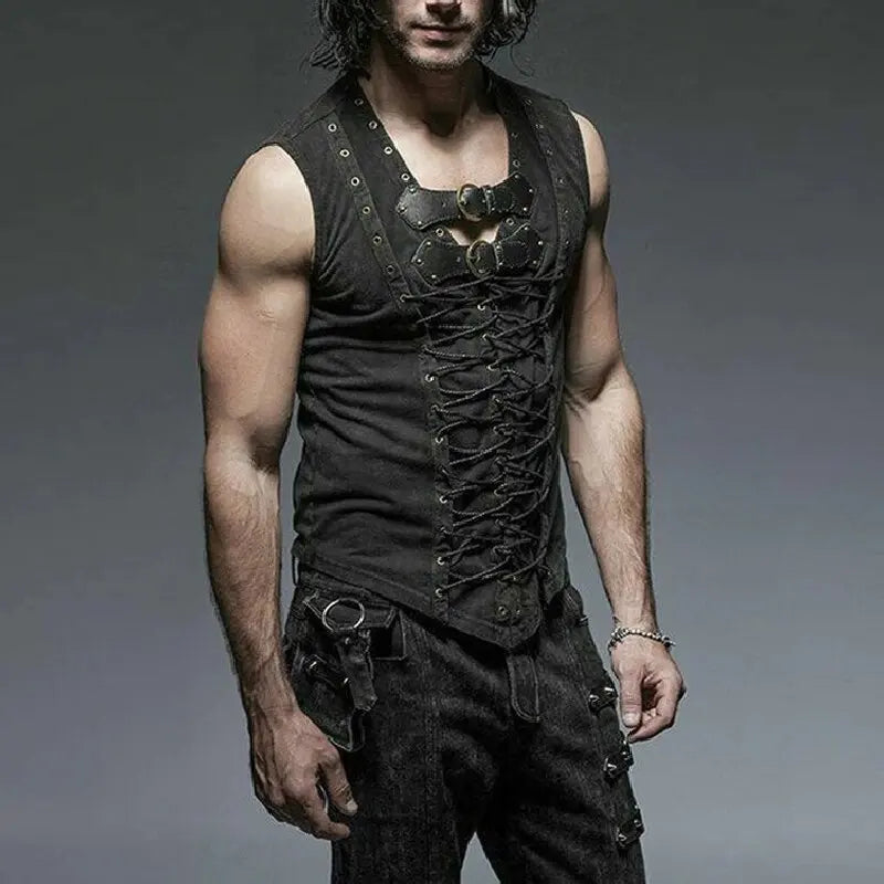 Men's Medieval Renaissance Vest Pirate