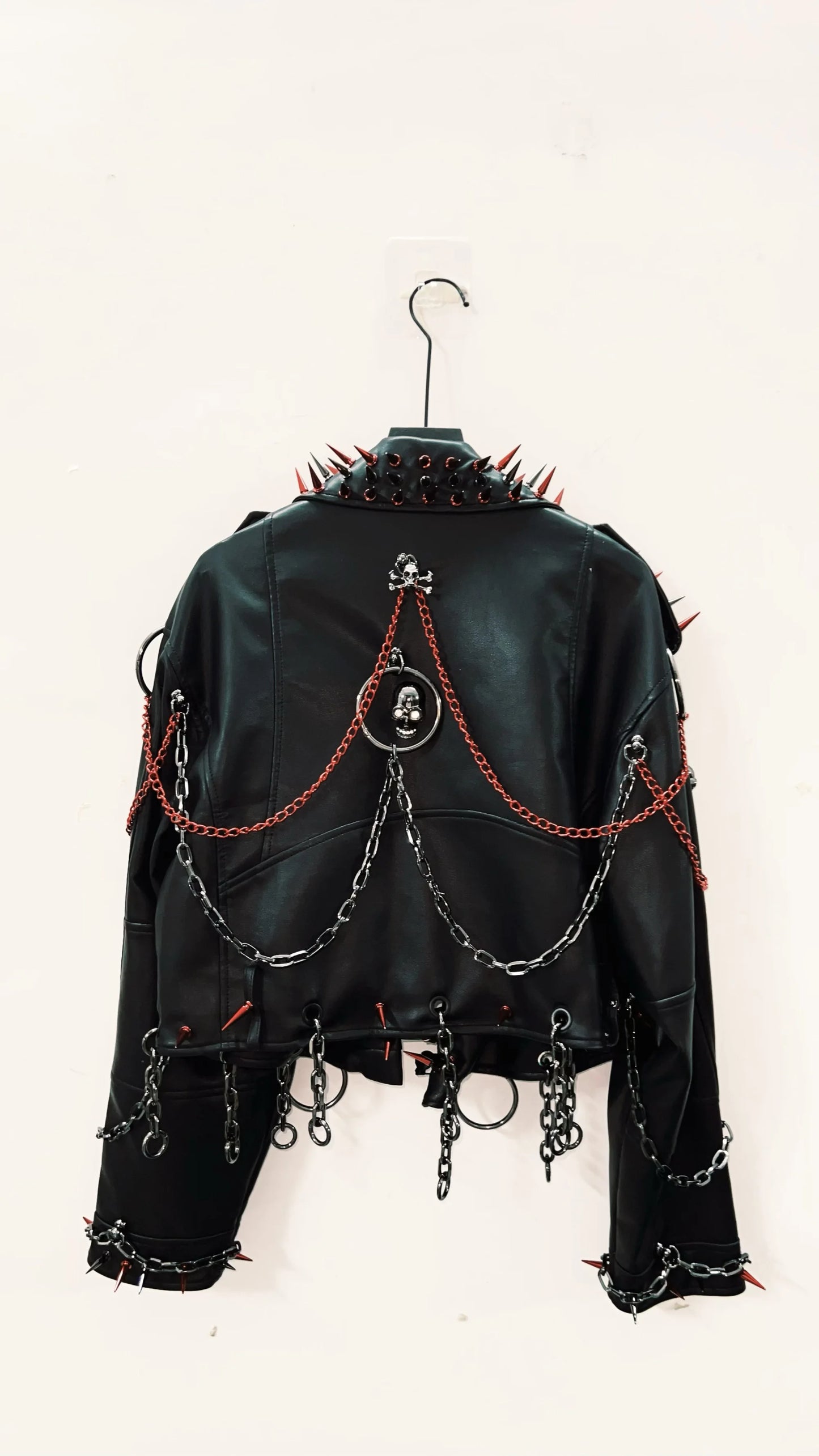 Cyber Gothic Leather Jacket