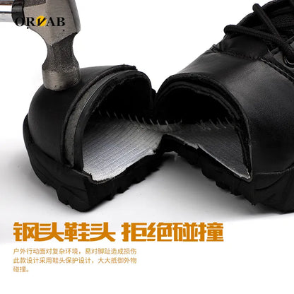 Steel Toe Safety Shoes High Quality Leather