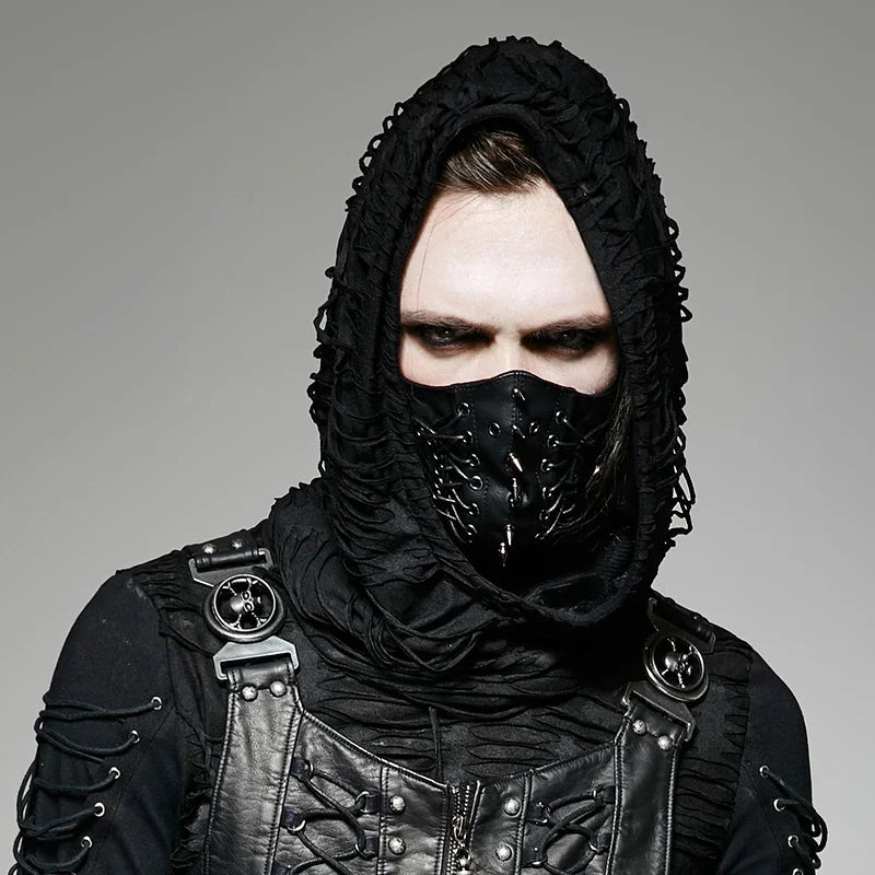 Punk Vibe Gothic Hoodie: Streetwear for Individualists