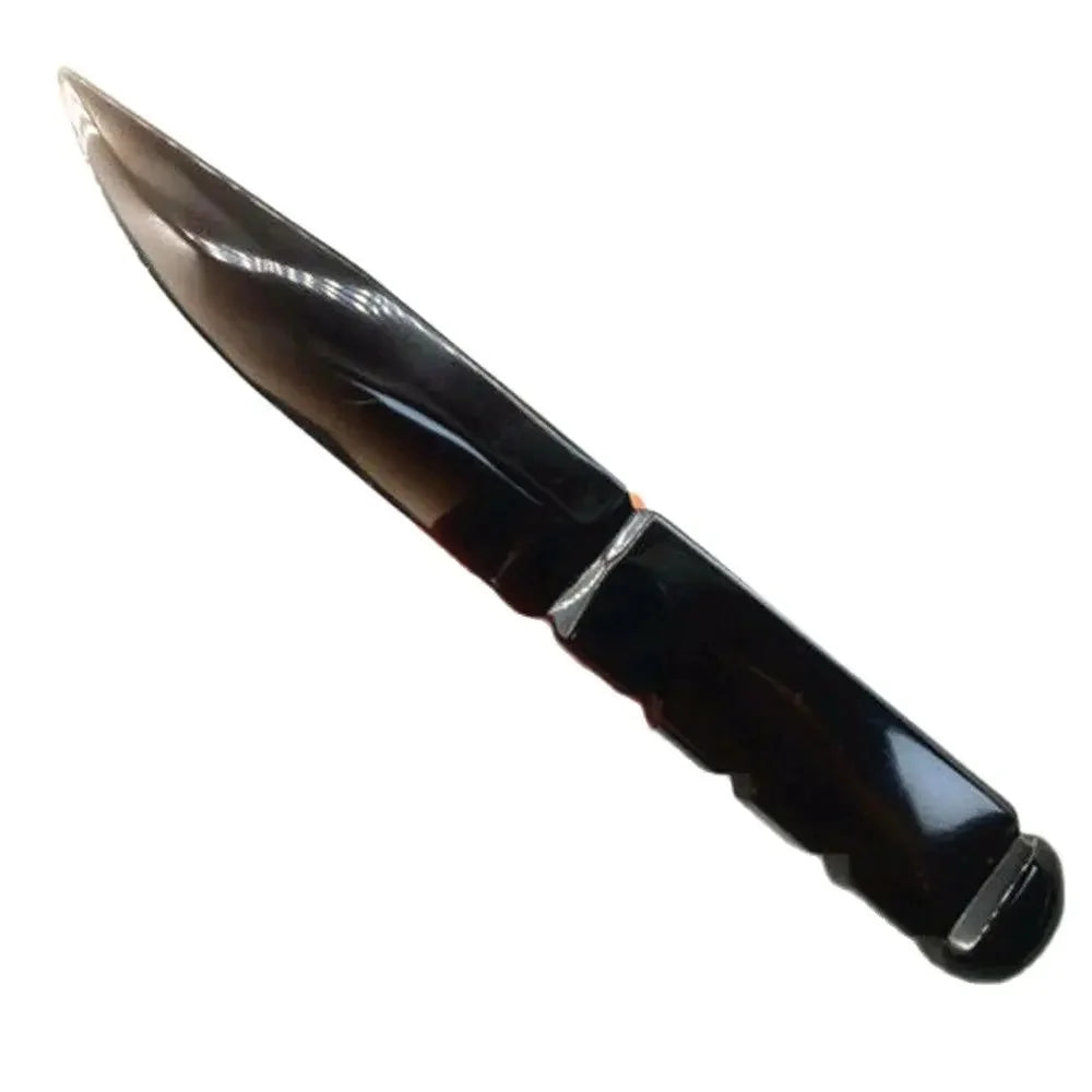 Obsidian Dagger: Healing Protection Talisman Knife