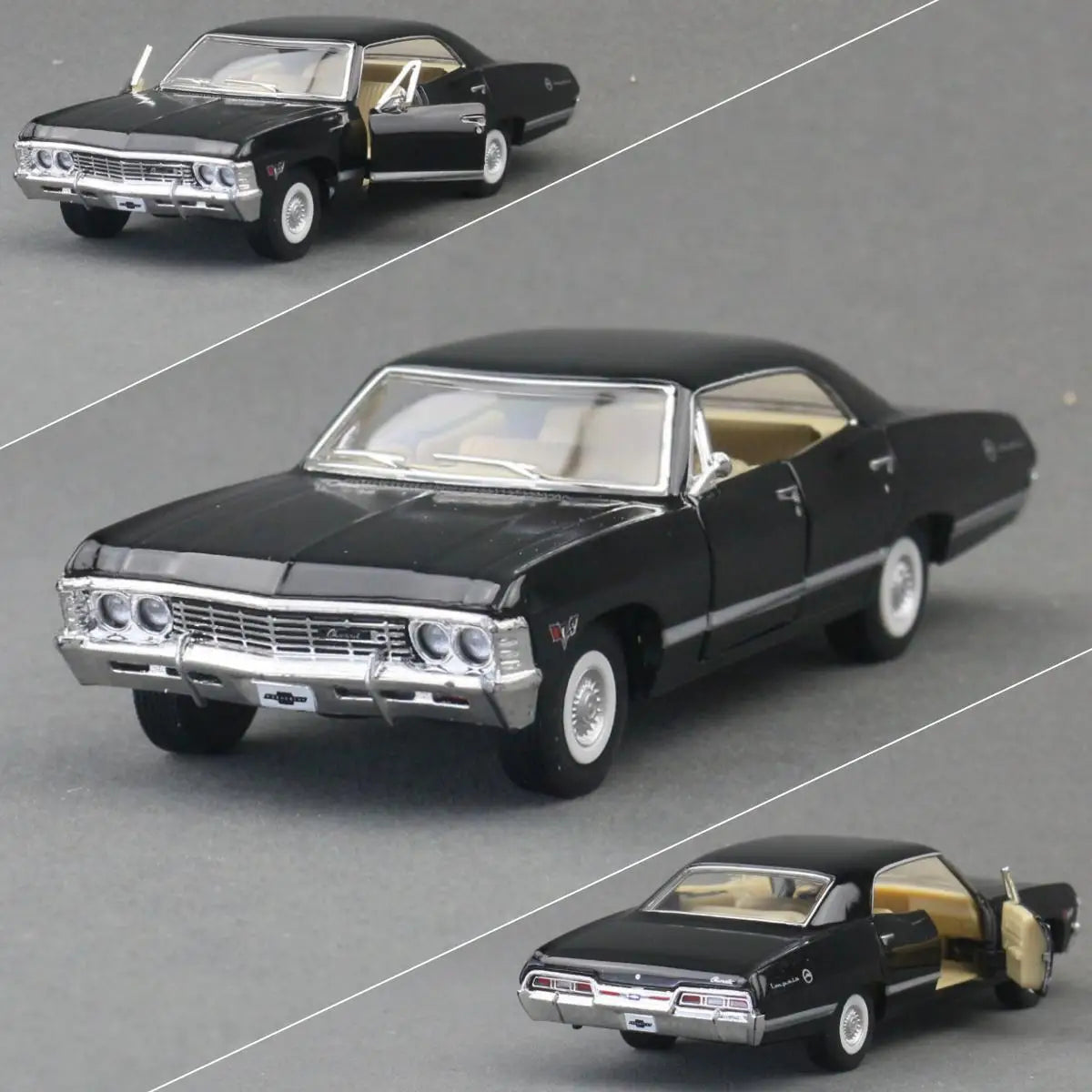Chevrolet Impala 1967 Diecast Model — 1:43 Pull Back Miniature