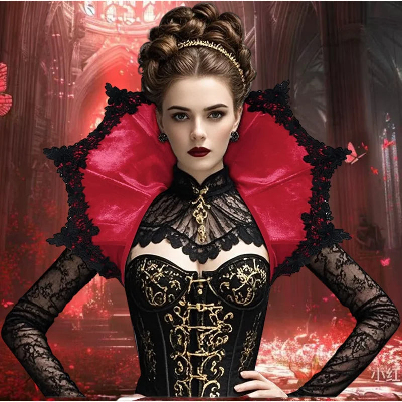 Gothic Vampire Collar Cape — Velvet Victorian · Cosplay